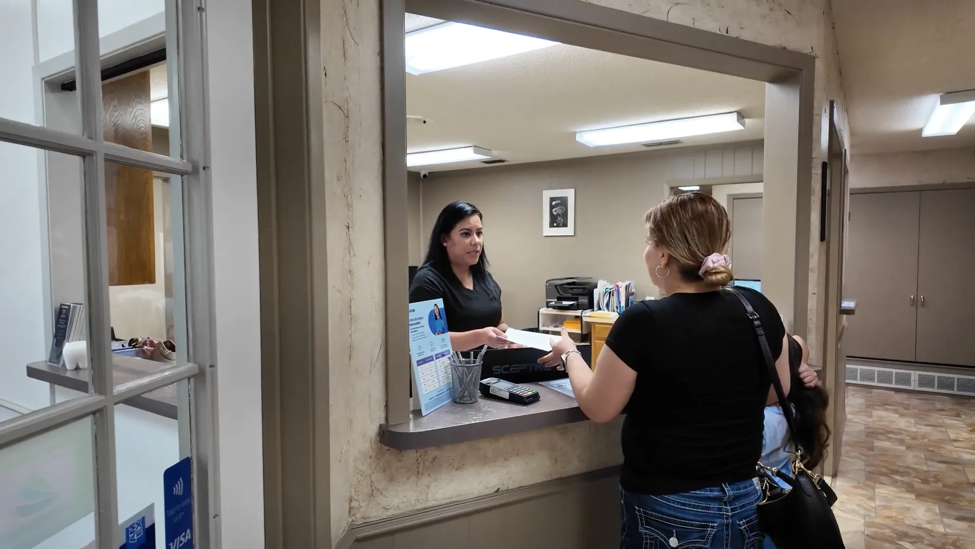 The front desk at Watauga Family Dentistry