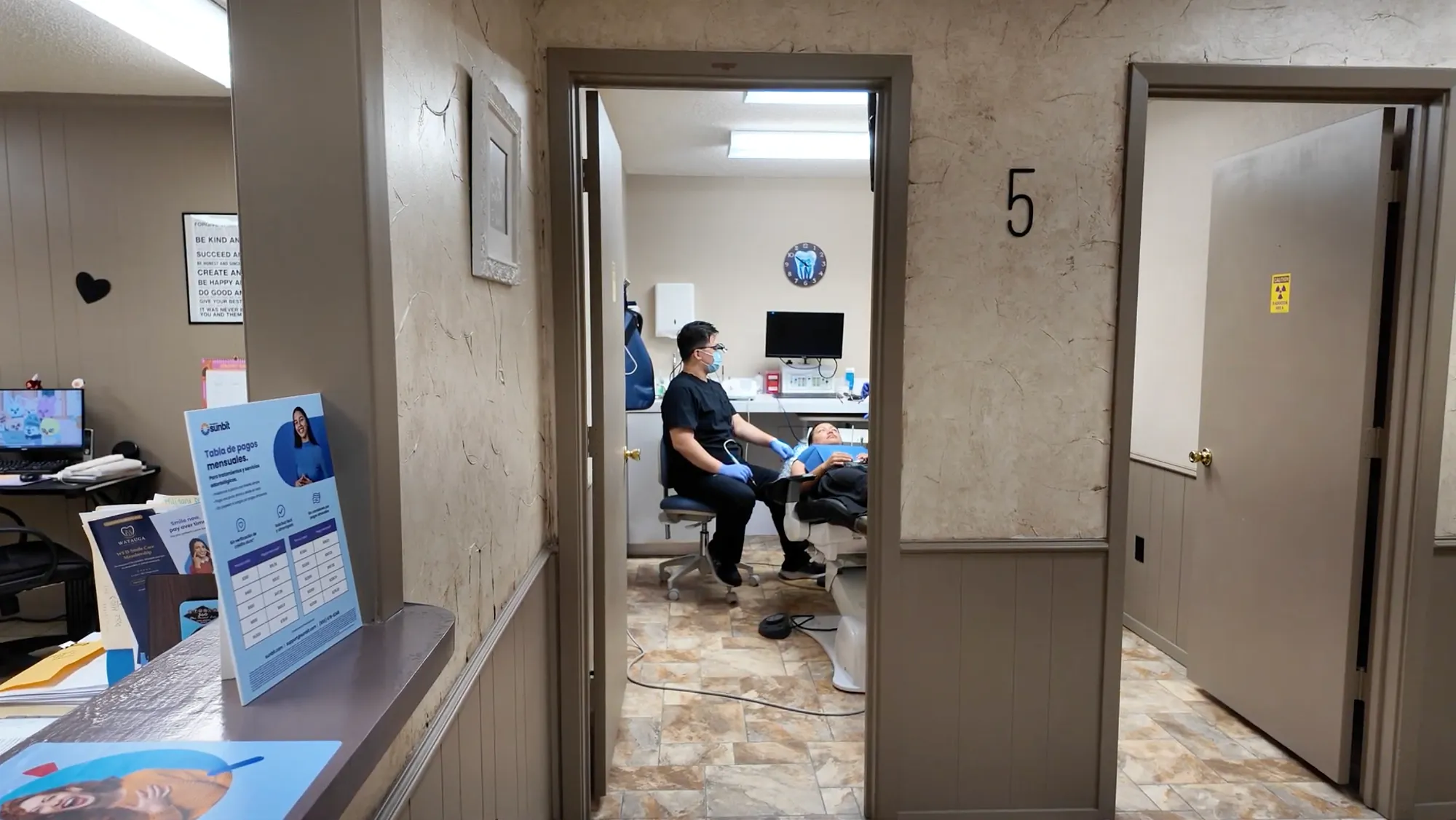 The hallway at Watauga Family Dentistry