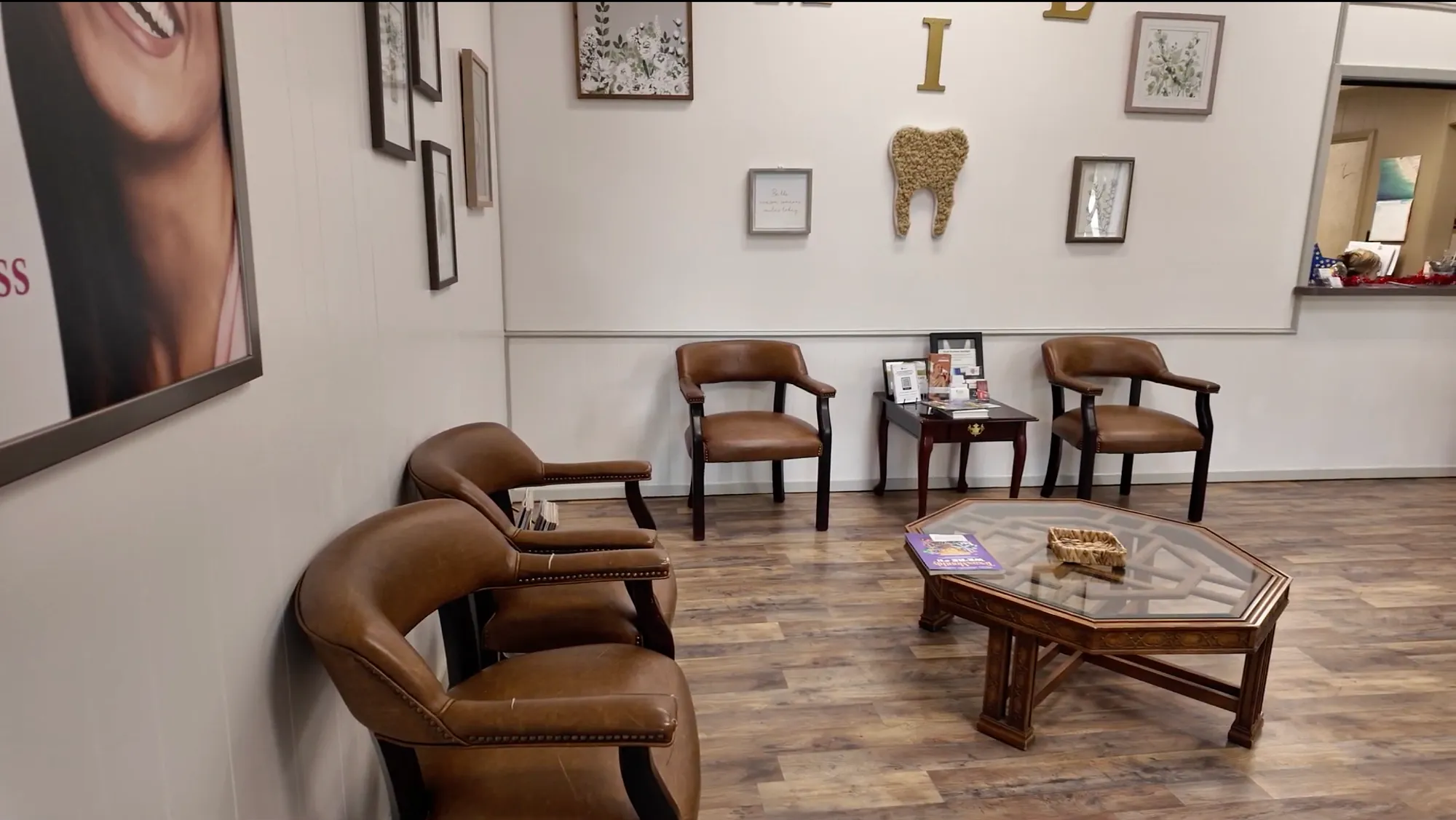 The waiting room at Watauga Family Dentistry